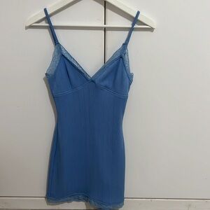 Urban Outfitters Women's Blue Mini Dress